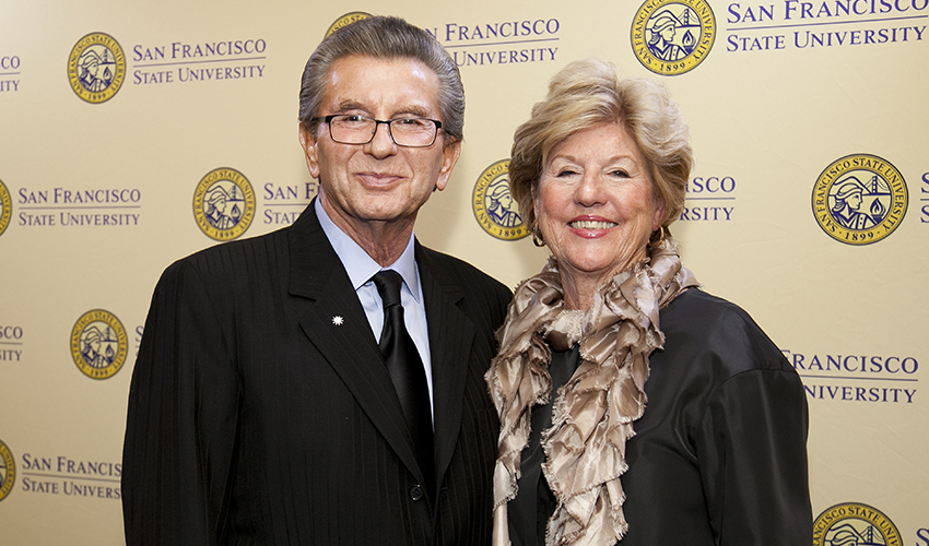 George and Judy Marcus gave the largest gift to SF State in the history of the University.