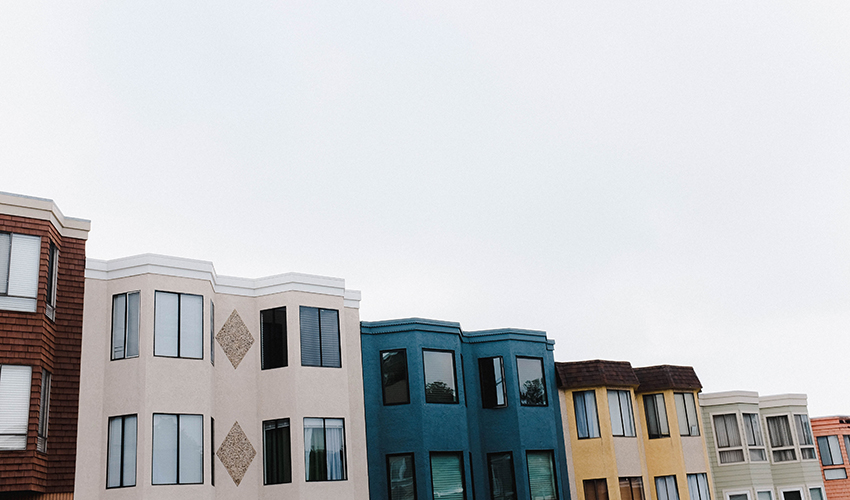 Row of houses in San Francisco