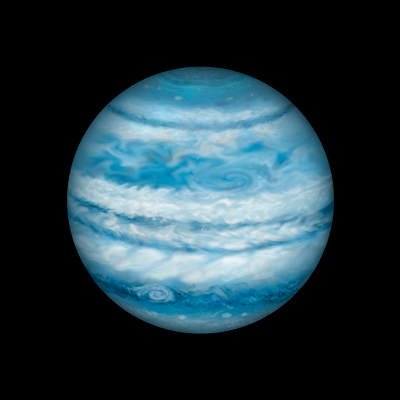 An artist's rendering of the planet Kepler-1647 b