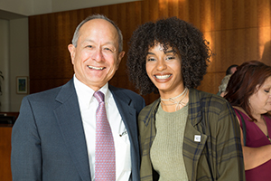 Photo of Anaiis Cisco and President Les Wong