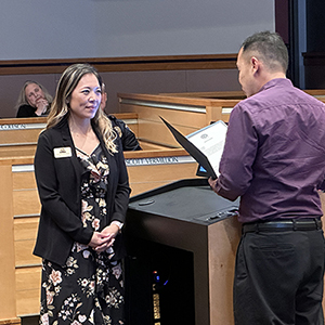 Belle La gets sworn in