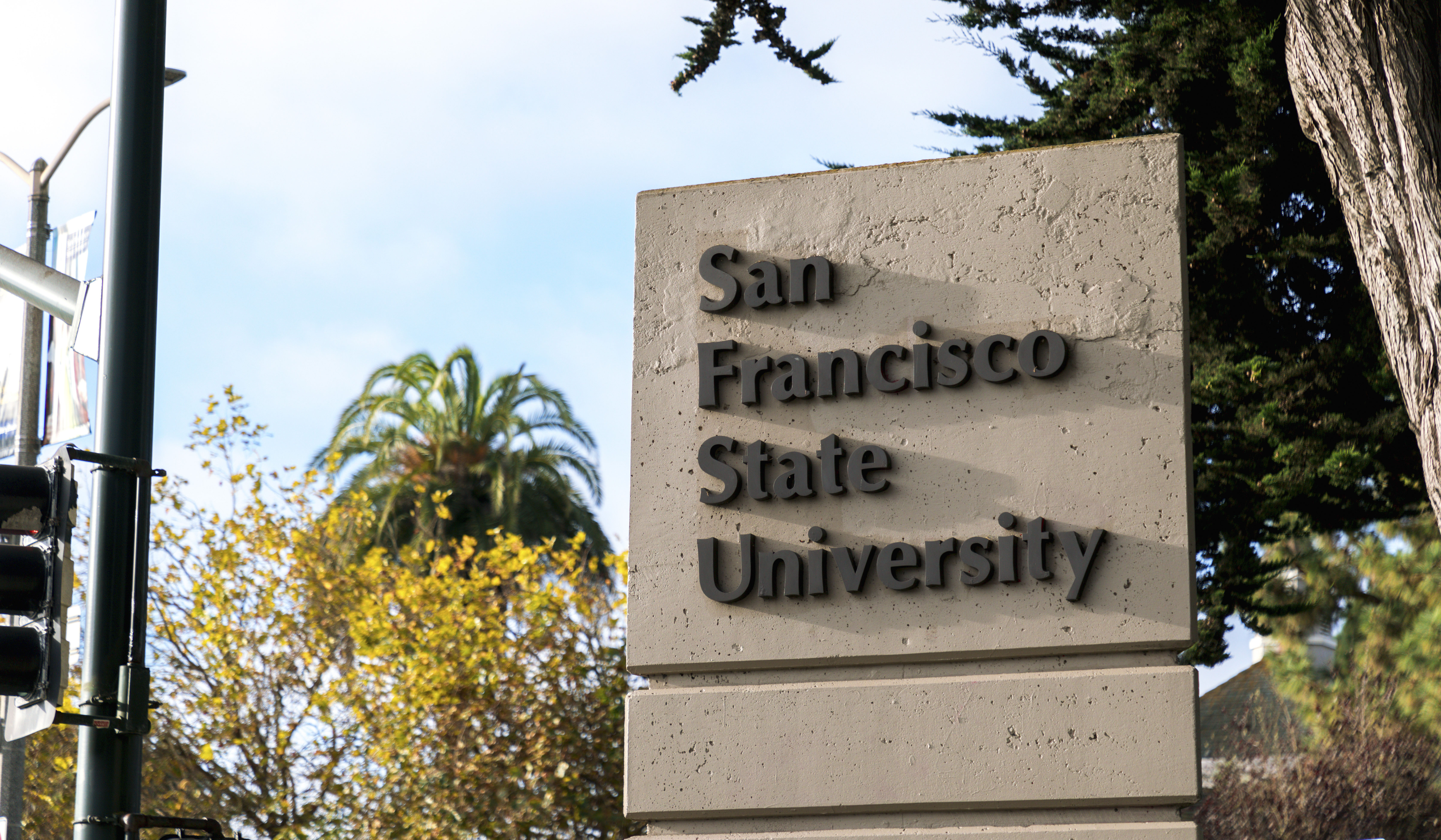 Campus sign