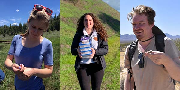 Left to right: Julia Messersmith, Esther Clemence Azar and Kurt Lutz