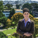 President Mahoney on campus