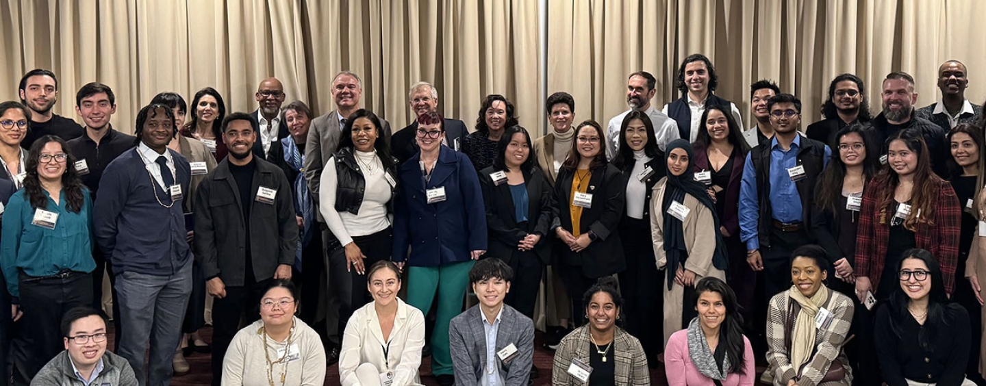 A group photo of people attending the PLFP anniversary celebration